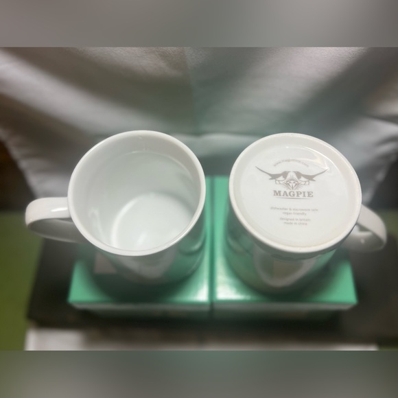 NEW in box porcelain 2 ‘Ahoy Yacht’ Big Mugs by Magpie - Picture 2 of 3